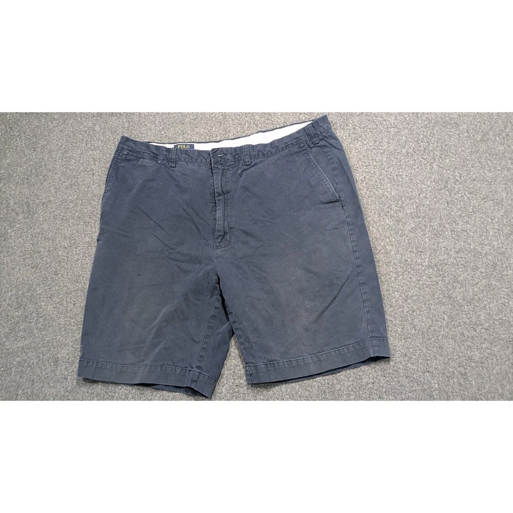Polo Ralph Lauren Shorts Mens 42T Blue Chinos Preppy Casual Light Academia‎ Flaw